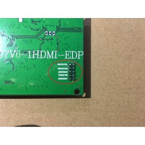 Pin Lcd Driver Board Pcb V Hdmi Edp For Screen Res