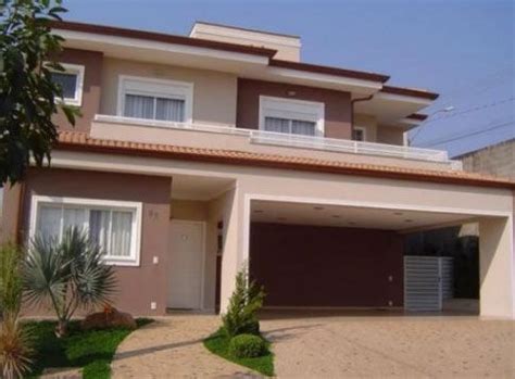 Fachada Camurça Com Marrom - Tons de marrom para parede externa | Casas marrom externa, Fachada ...