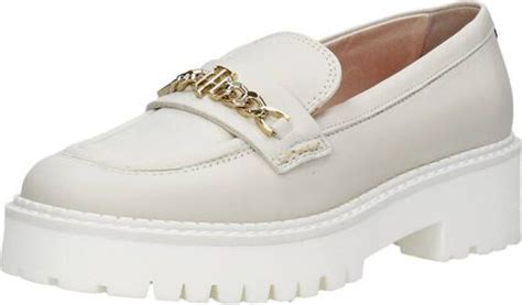 Tommy Hilfiger Th Chain Chunky Loafer Moccasin Gebroken Wit Schoenen Nl