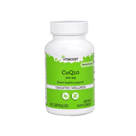 Vitacost Coq10 200 Mg 60 Capsules