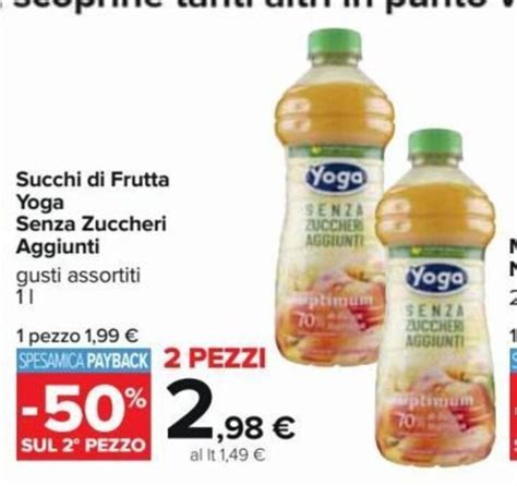 Succhi Di Frutta Yoga Senza Zuccheri Aggiunti Gusti Assortiti 1 L 2