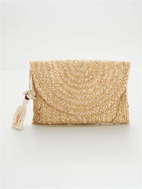 Pochette En Raphia Avec Anse Beige Kiabi 7 00