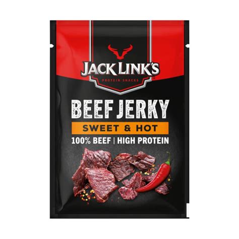 Jack Links Sweet Hot Beef Jerky 25g 0 Vat Clip Strip X 12 CTC