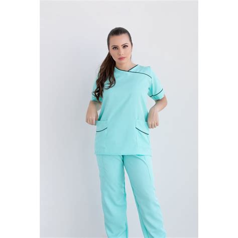 Conjunto Hospitalar Pijama Cirúrgico Scrub Microfibra Gabardine