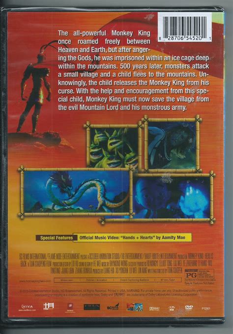 Monkey King Hero Is Back DVD 2016 Widescreen New