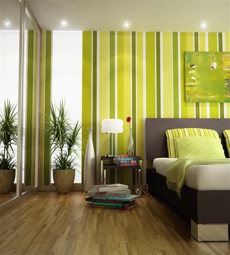 Painting stripes on the wall - tips and ideas