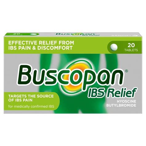 Buscopan Ibs Relief 20 Tablets Pillsorted