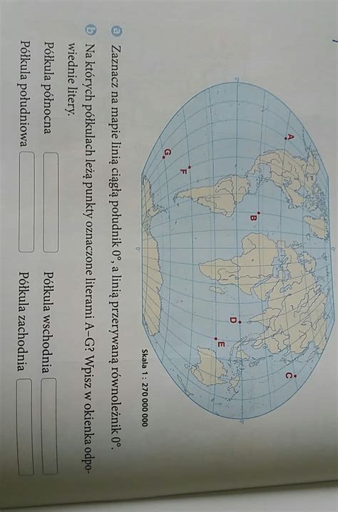 Na Podstawie Mapy Wykonaj Polecenia Zaznacz Na Mapie Lini Ci G