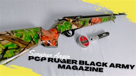 Senapan Angin Pcp Ruger Black Army Magazine YouTube