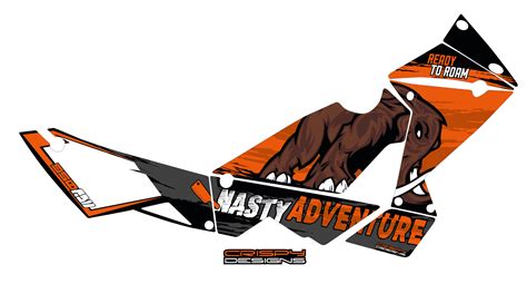 Seb Custom Ktm Adventure Decals Crispy Designs Specialist In Custom Ktm 690 And Adventure