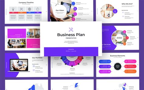 Bizplan Businessplan Powerpoint Vorlage Templatemonster