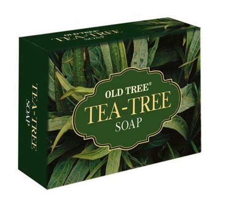 Green Skin Friendliness Old Tree Glycerine Tea Tree Bathing Soap For