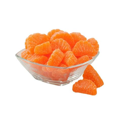 Orange Slices Jelly Candy: 24-Ounce Tub | Candy Warehouse