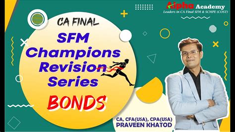 Afm Sfm Revision Ca Final Champions Revision Series Bonds Revision