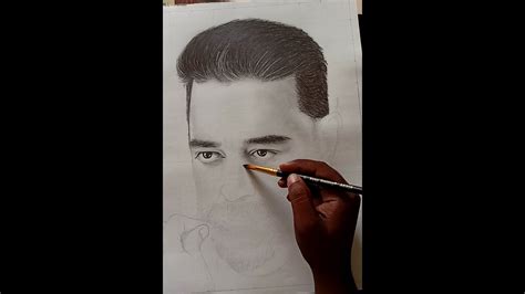 Vikram Kamal Haasan Pencil Drawing Youtube