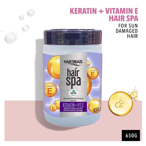 Hair Treats Hair Spa Keratin Vitamin E 650g Watsons Philippines