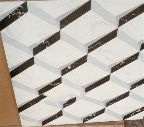 Black And White Designed Glazed Floor Tile For Sale TilesNg