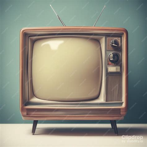 Premium Ai Image Vintage Tv Isolated On White Background