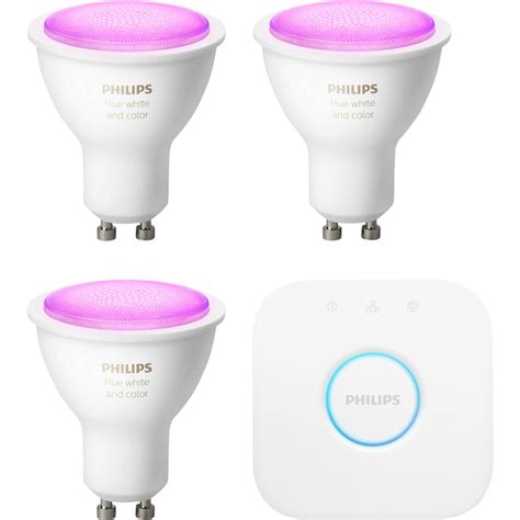 Philips Hue White And Colour Starter Pack Gu10 Smart Gear Compare