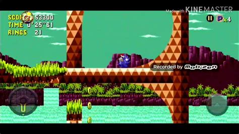 Sonic Cd Palmtree Panic Zone Speedrun Youtube