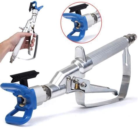 3600PSI Airless Pulvérisation Pistolet Peinture Spray Gun Buse Siège