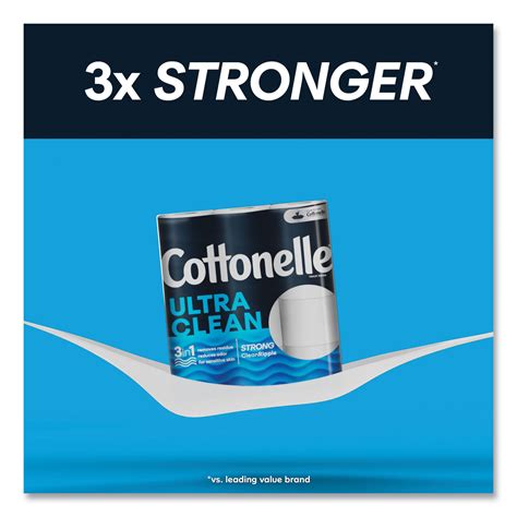 Cottonelle Ultra CleanCare Toilet Paper Strong Tissue Mega Rolls