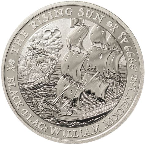 2022 Tuvalu Black Flag The Rising Sun 1 Oz Silver Coin Provident Metals