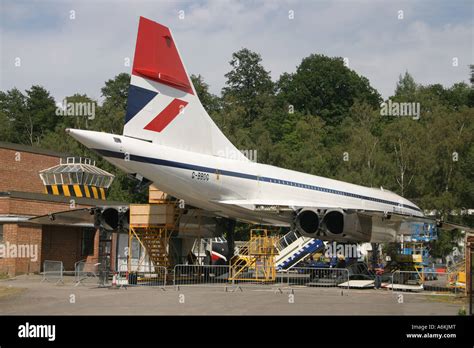 BROOKLANDS MUSEUM SURREY CONCORDE Stock Photo: 11600087 - Alamy