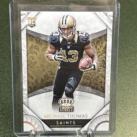 Panini Preferred Crown Royale Michael Thomas Bronze Rookie