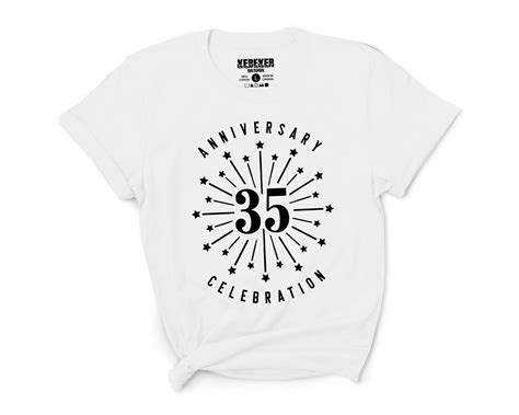 Celebrating 35th Anniversary Shirts Celebration Shirts Etsy