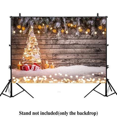 Mohome X Ft Christmas Wooden Background Photography Backdrop Xmas New