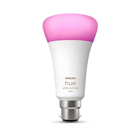 Philips Hue Whitecolour Ambiance Light Bulbglobe 15w A67 B22 W