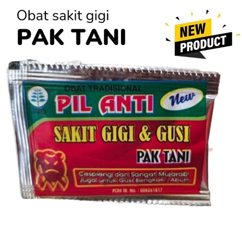 Jual OBAT SAKIT GIGI MANJUR LANGSUNG TERASA MERK PAK TANI Shopee