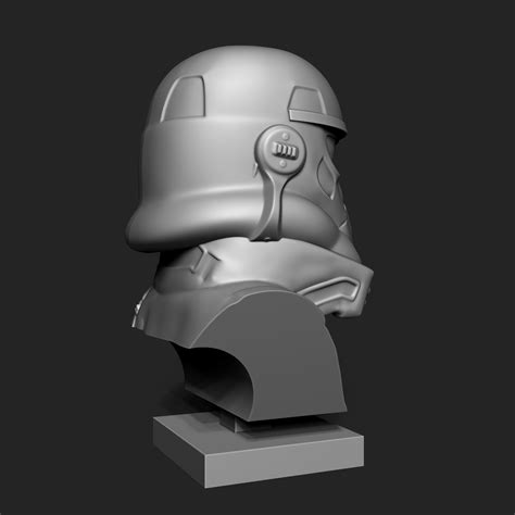 Stl File Stormtrooper Helmet Star War Bust 🫡 Obj ・3d Printable Model