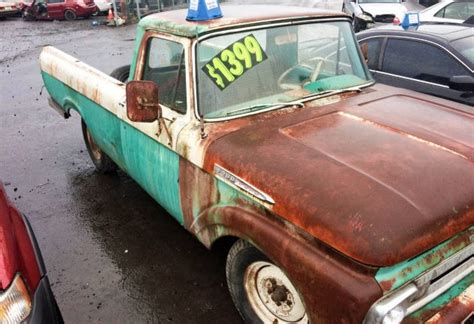 Roadside Sighting Cheap 1963 Ford F100 Barn Finds