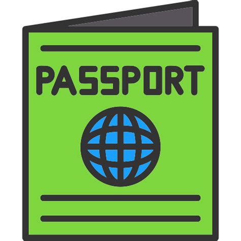 Passport Free Travel Icons