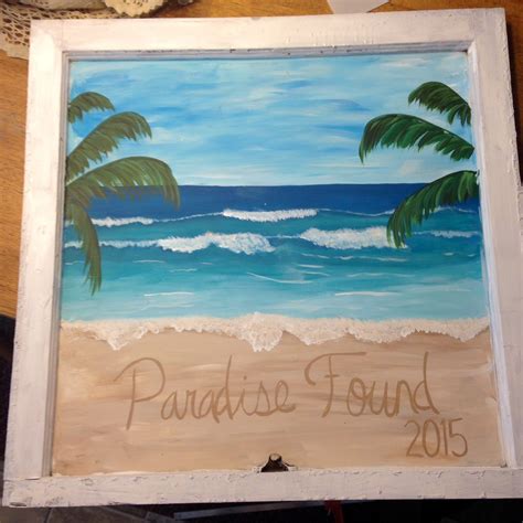 Beach Window Painting at PaintingValley.com | Explore collection of