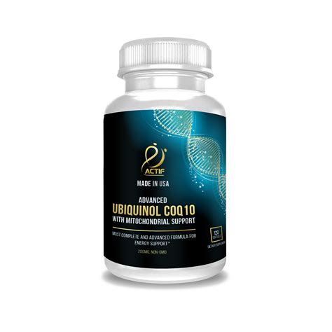 Actif Super Ubiquinol Coq With Enhanced Mitochondrial Support Non