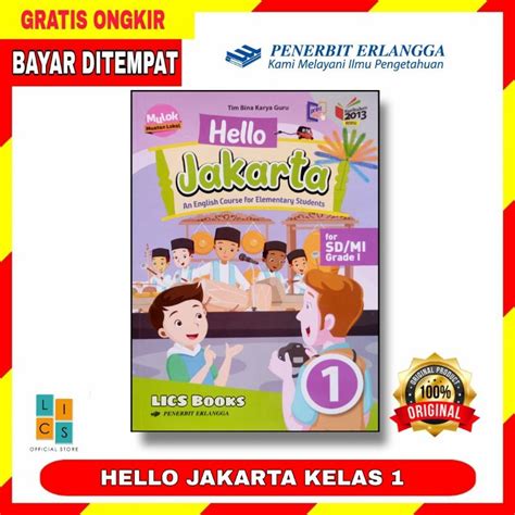 Jual Buku Mulok Muatan Lokal Hello Jakarta SD Kelas 1 Kurikulum 2013