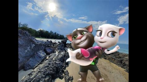 Talking Tom Went To Beach Jet Skiing Youtube