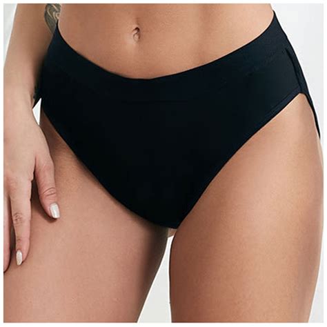 Stormdoing Bikini Panties Menstrual Leakproof Bikini Bottom Mid Waisted