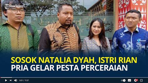 Sosok Natalia Dyah Ayuningtyas Istri Rian Pria Gelar Pesta Perceraian