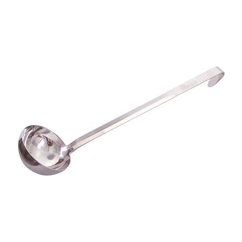 Louche inox extra fort Acier inox Ø 14cm L manche 41 2cm De Buyer