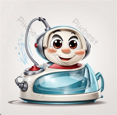 Cheerful Cartoon Electric Iron Png Images Psd Free Download Pikbest