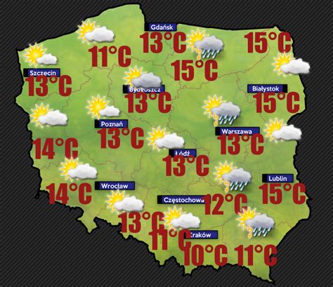 Środa w centrum kraju będzie niemal bezwietrzna POGODA