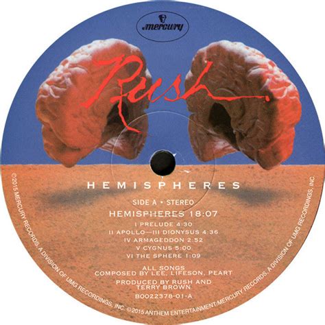 Rush: Hemispheres Vinyl Record (200gr) | argys