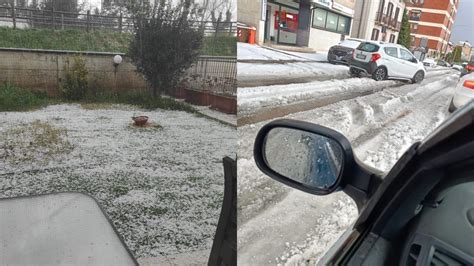 Forti Temporali In Abruzzo Bufera Di Grandine E Neve Tonda A Pescara E