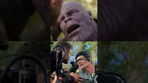 Reality Of Thanos Scenes Shooting Avengers Infinity War Behind The Scenes Shorts Youtube