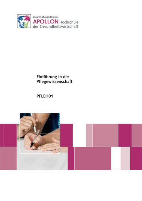 PDF Einführung in Pflegewissenschaft PFLEH01 2 Historische