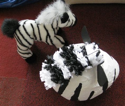 Cindy deRosier: My Creative Life: The (Infamous) Zebra Piñata